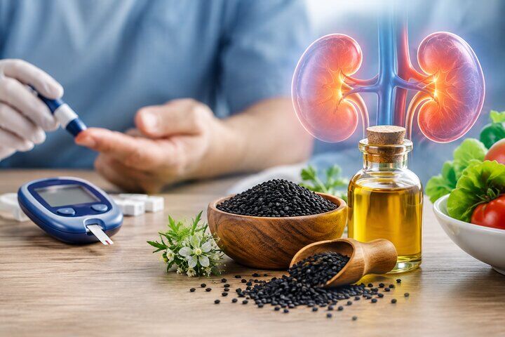آیا روغن سیاهدانه میتواند در مراقبت از کلیههای مبتلا به دیابت موثر باشد