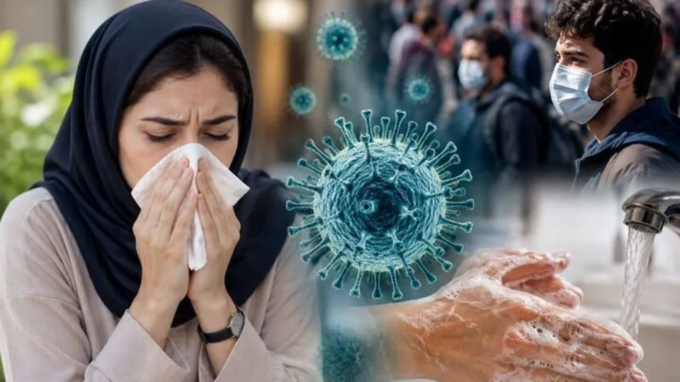 افزایش سریع موارد کرونا و آنفلوآنزا آغاز موج بیماری‌های تنفسی در کشور