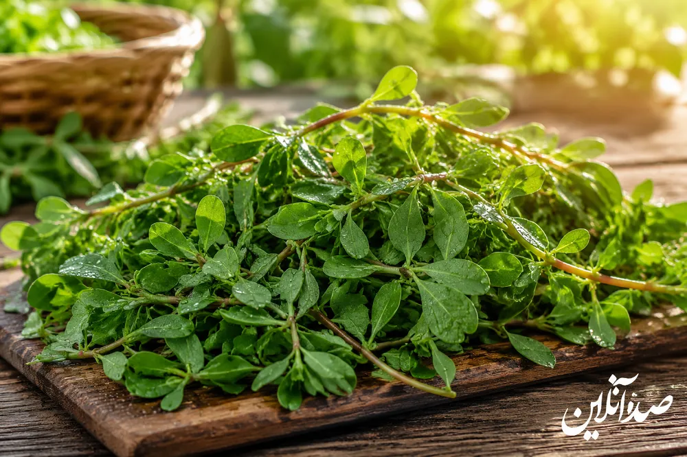 خرفه؛ گیاه بومی و موثر در تنظیم قند خون و تأمین امگا ۳
